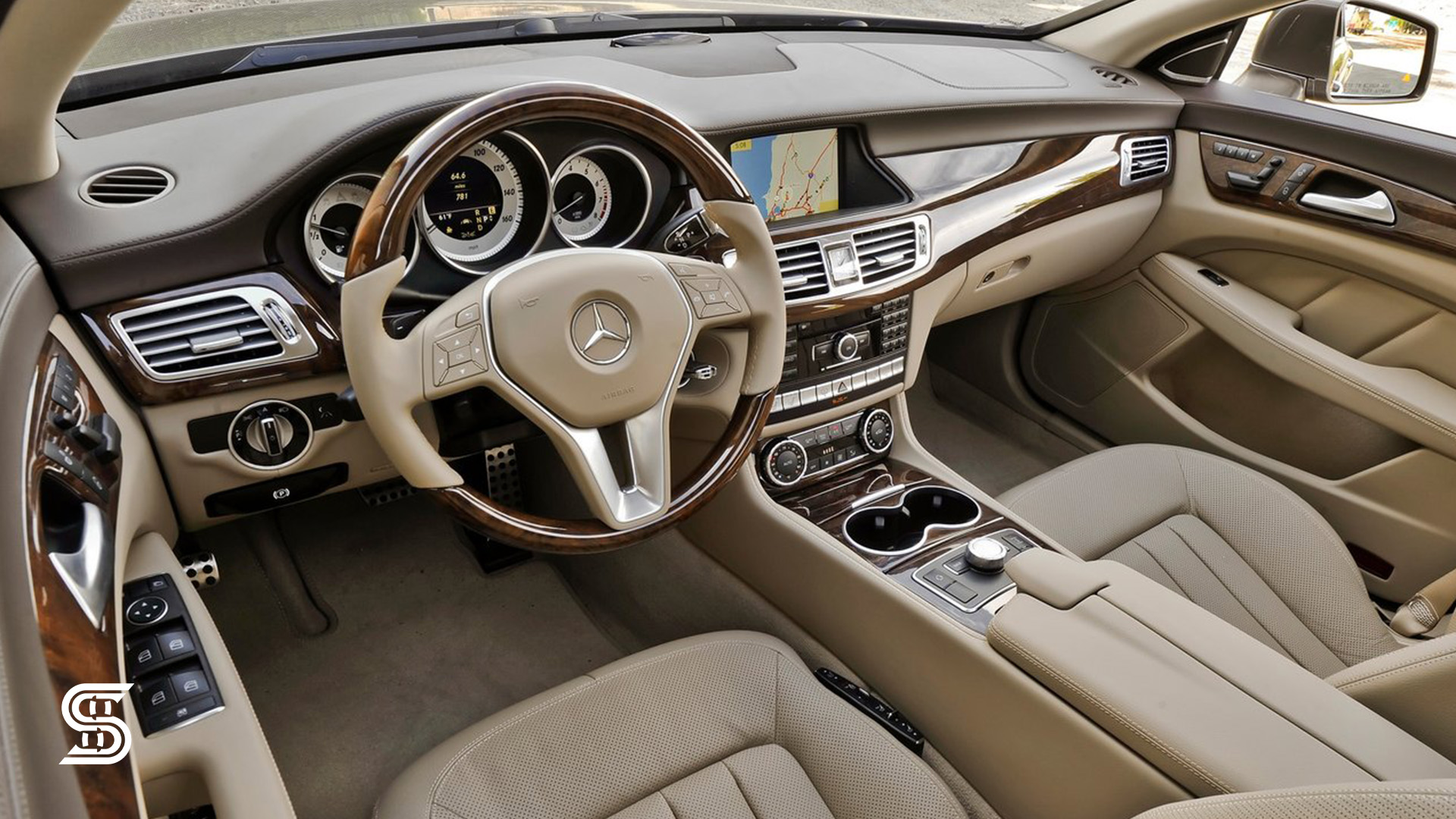 بنز cls طراحی داخلی